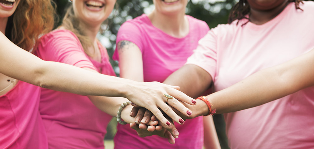 Women fighting breast cancer